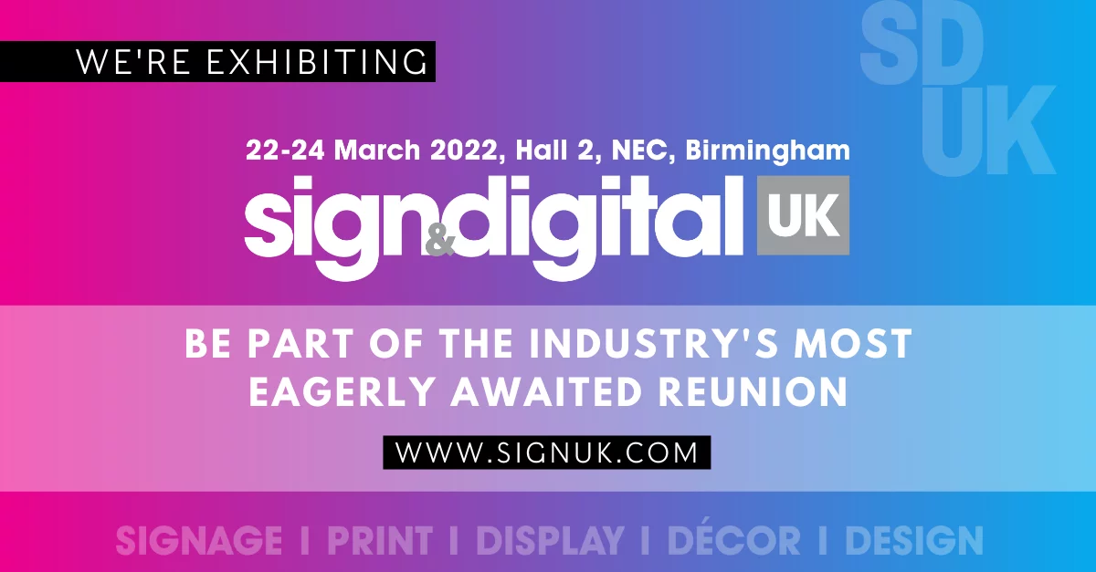 MHP at the Sign & Digital Exhibition 2022 in Birmingham