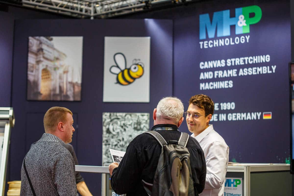 mhp booth galery fespa 2023